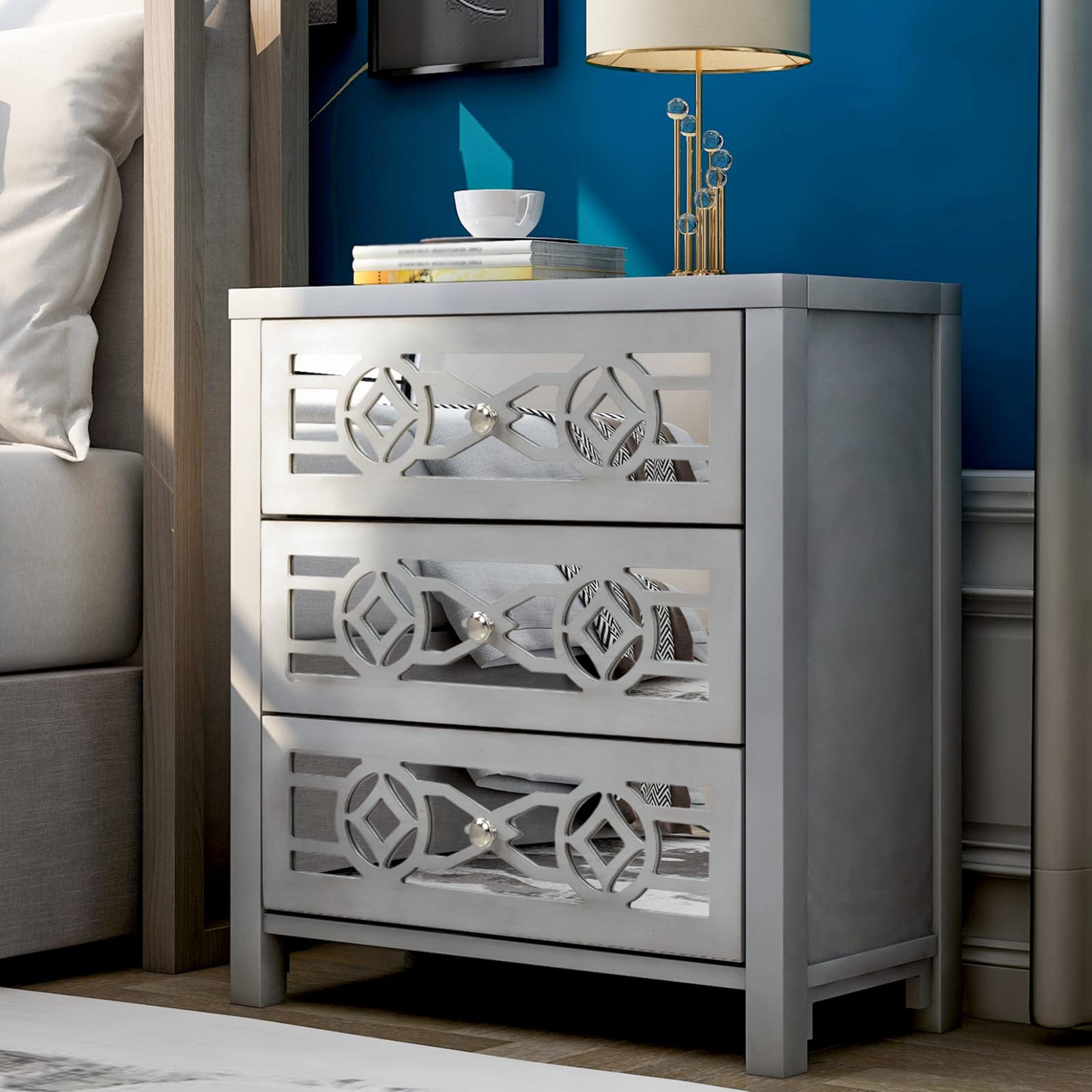 STEPHI Modern 3-Drawer Dresser - 28