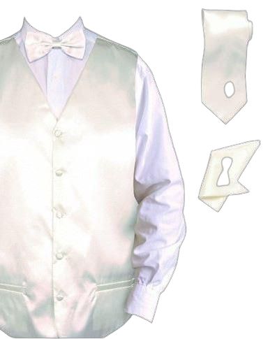 DANIEL ELLISSA Women's Solid Vest Set VS801 in Ivory - Perfect for Office Wear, Casual Outfits, and Layering Styles