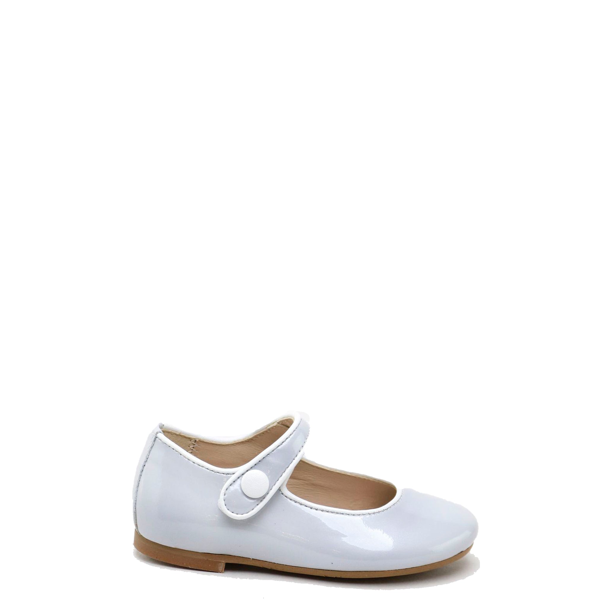 Stylish Gray and White Patent Mary Jane Shoes for Women - Perfect for Work, Parties & Casual Outfits
