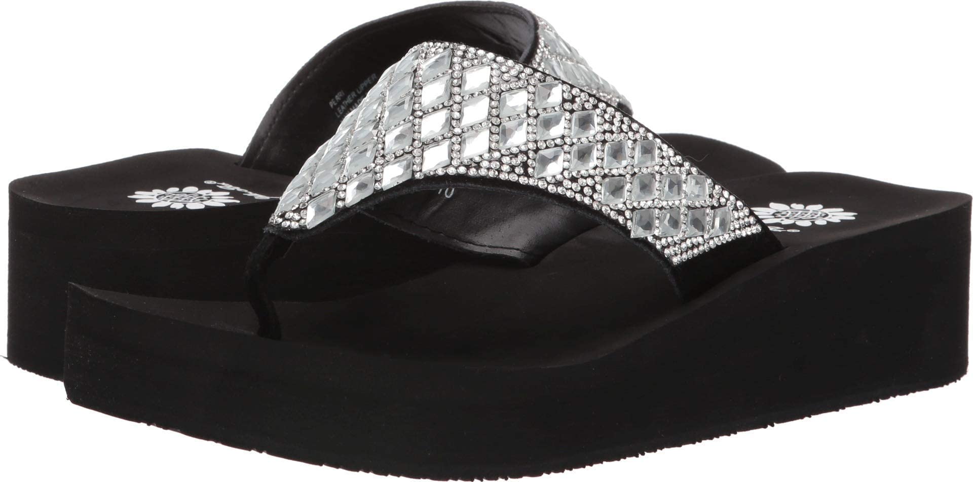 Yellow Box Women's Rise Comfortable Sandals - Casual Summer Shoes for Women, Beach Walking, Outdoor Activities & Vacation Wear