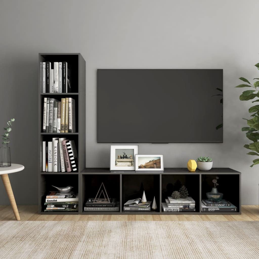 Modern TV Stand with Storage - 56.1