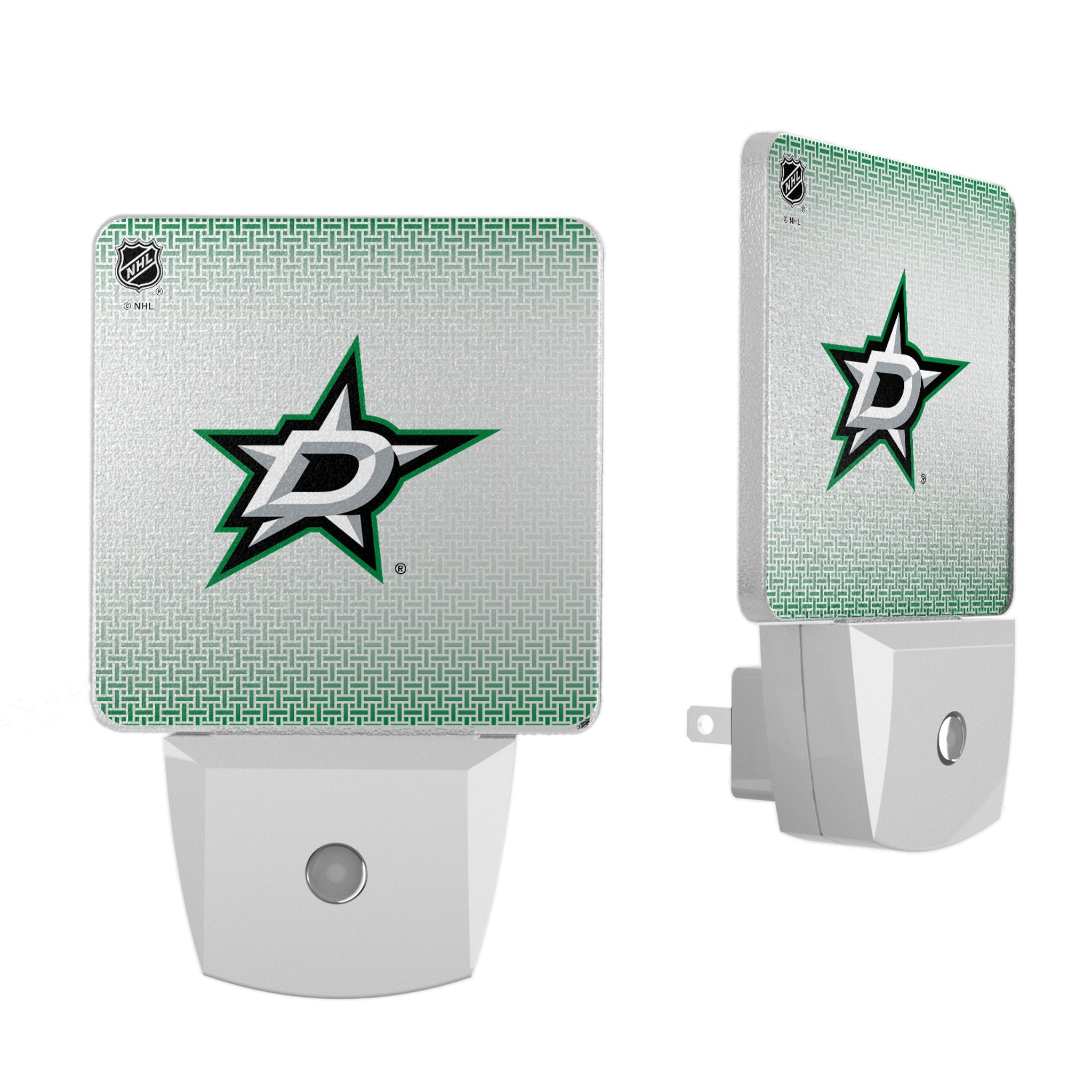 Dallas Stars LED Night Light 2 Pack - Soft Glow Bedroom Lamp for Kids, Nursery, Hallway - Perfect for Nighttime Safety & Decor