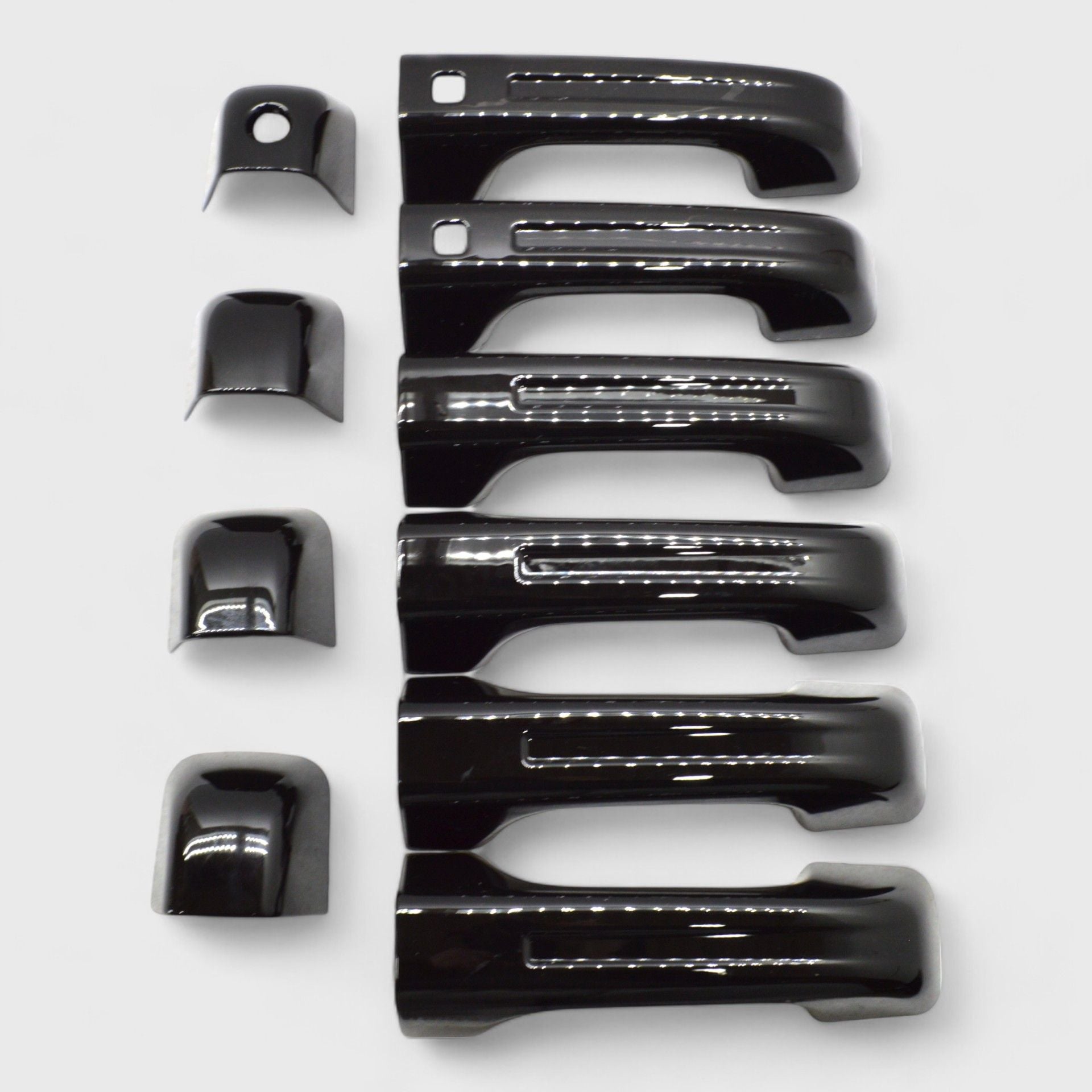 Gloss Black Chrome Delete Door Handle Cover Set for Ram 1500 - Upgrade Your Truck's Style & Protection (2019-2023 Models) | Perfect for Off-Roading, Car Shows & Daily Driving
