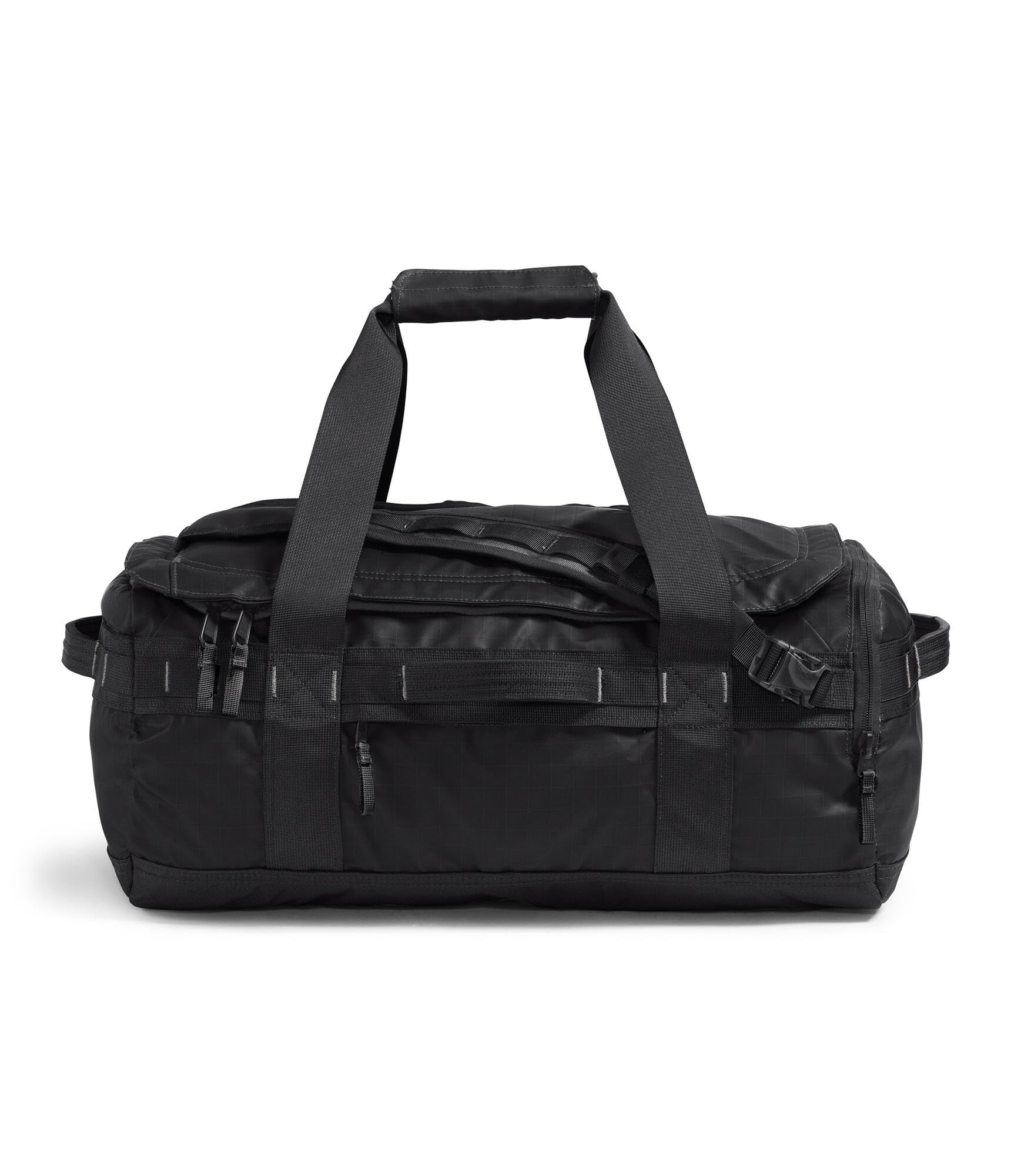 THE NORTH FACE Base Camp Voyager 42L Duffel Bag - Waterproof Travel Duffel, PFAS Free, TNF Black/White - Perfect for Camping, Hiking & Adventure Travel