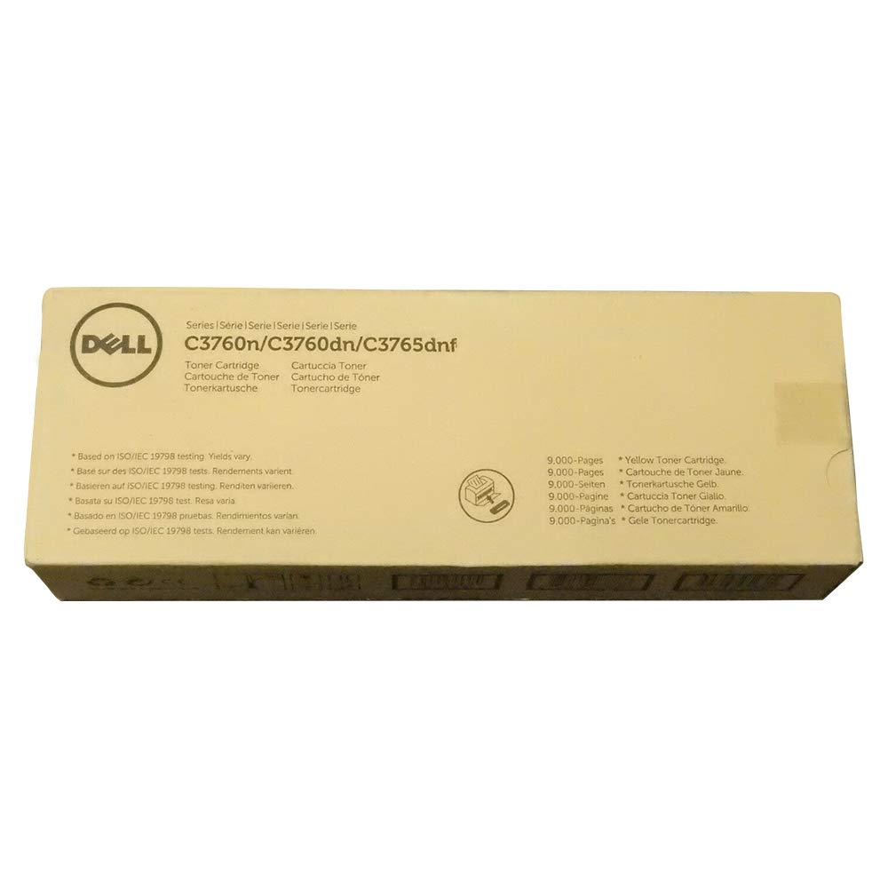Original Dell 84JJX C3760 C3765 Cyan Toner Cartridge - Compatible with Dell C3760dn & C3765dnf Color Laser Printers - High-Yield Replacement for Office & Home Printing Needs