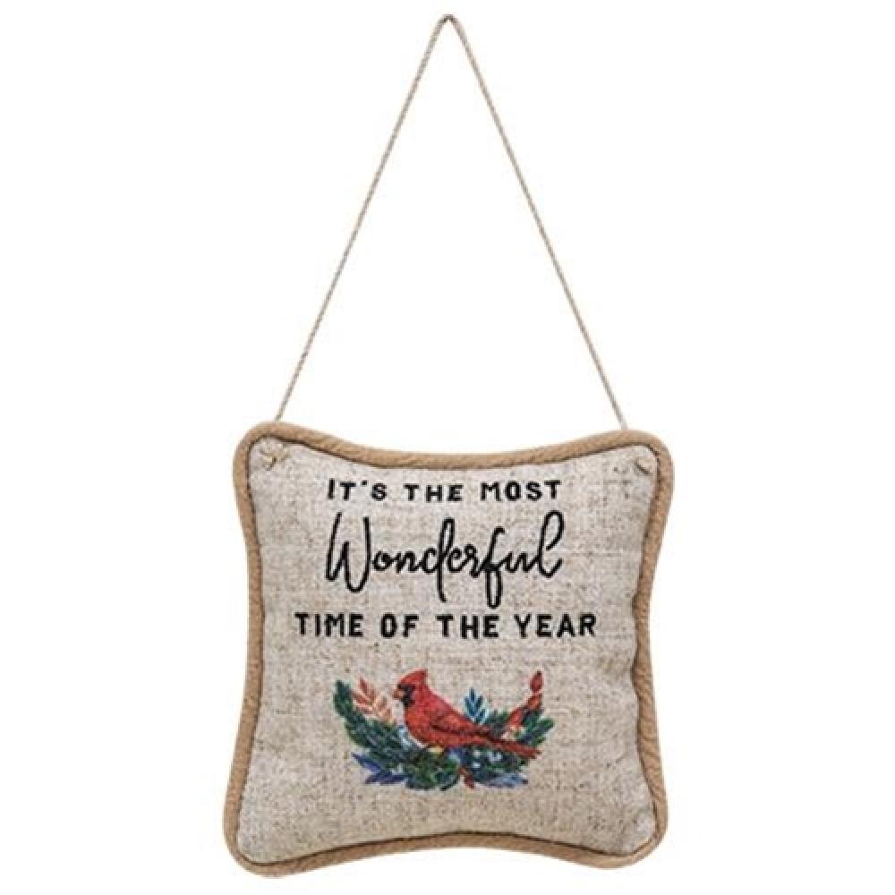 Cardinal Pillow Hanger - Decorative Bird-Themed Wall Hook for Cozy Home Decor | Perfect for Hanging Throw Pillows, Blankets & Hats in Living Room, Bedroom or Nursery