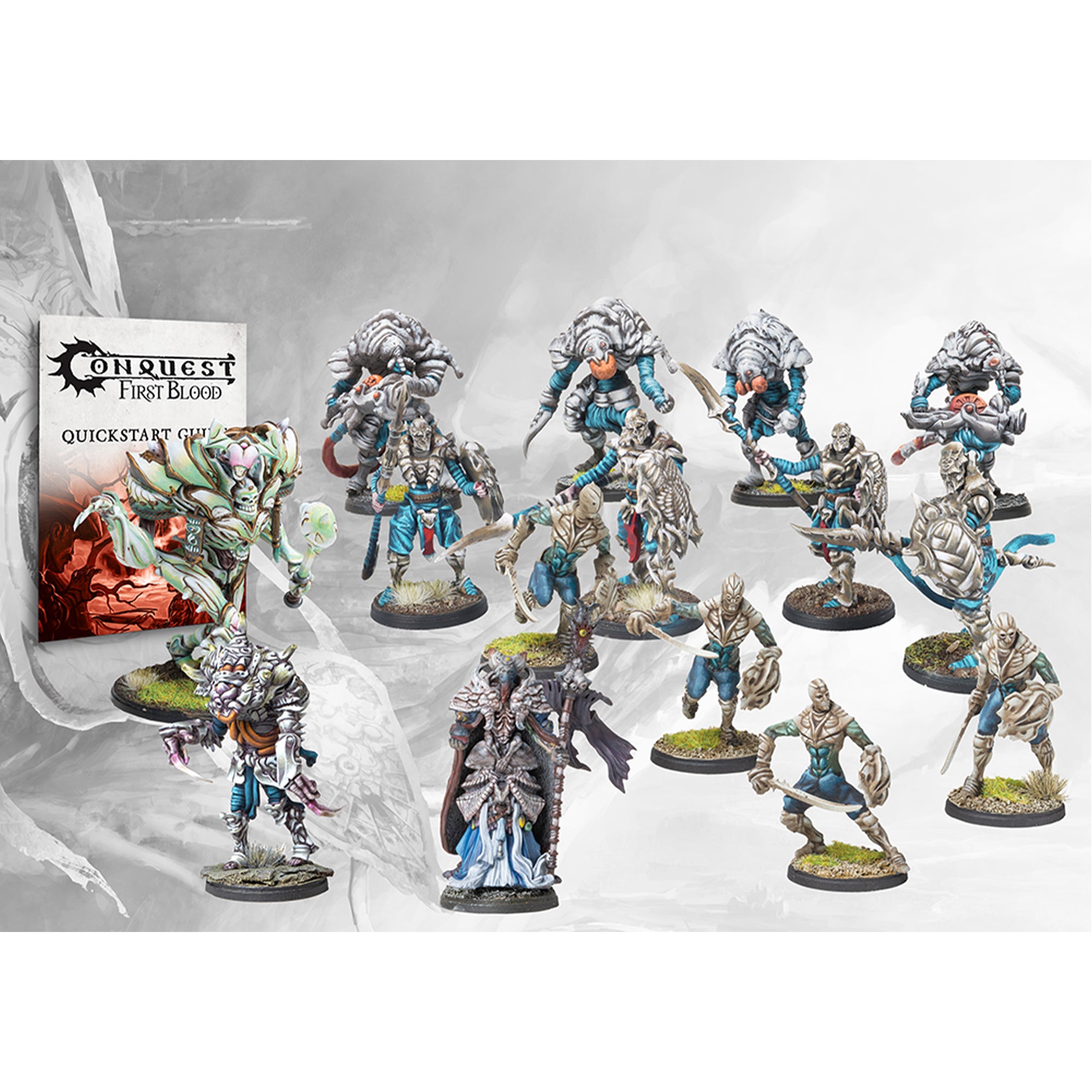 Spires: First Blood Warband - Epic Fantasy Miniature Game for Tabletop RPG & Wargaming | Perfect for Dungeons & Dragons, Warhammer, and Strategy Game Nights
