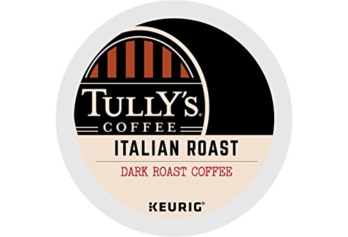 Tully's Coffee Italian Roast Dark Roast K-Cup Pods (120 Count) - Compatible with Keurig 2.0 & Single Serve Brewers - Perfect for Home, Office & Coffee Lovers