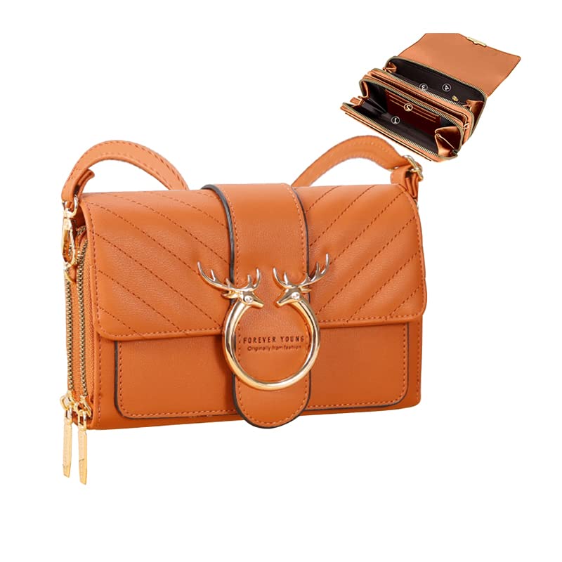 Weilan Women's Small Crossbody Bag - Stylish Shoulder Purse with Credit Card Slots & Phone Pocket | Perfect for Everyday Use, Travel, and Shopping