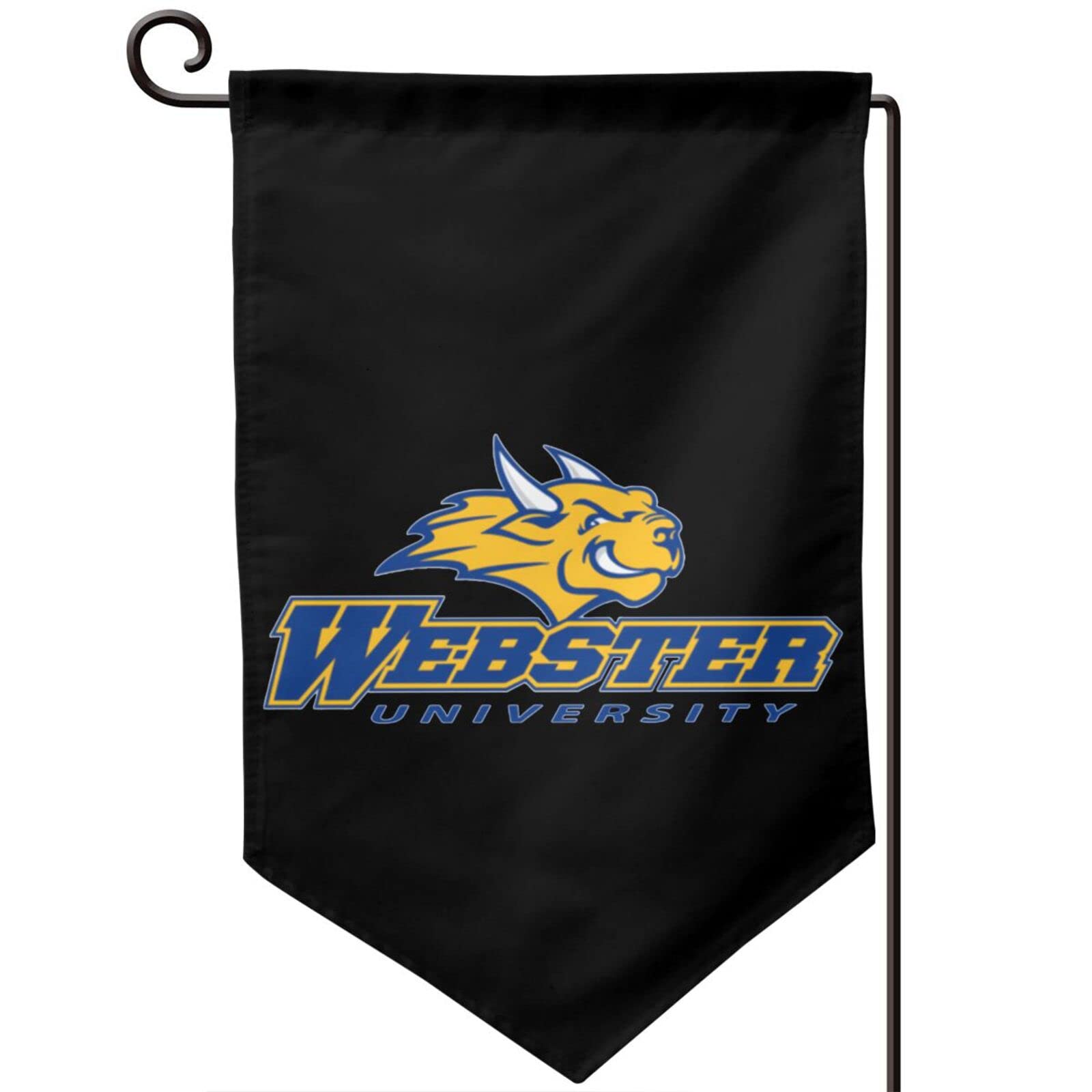 Voglawear Webster University Logo Double Sided Garden Flag - Outdoor Indoor Home Decor for Yard, Porch, Dorm, and Tailgate Parties