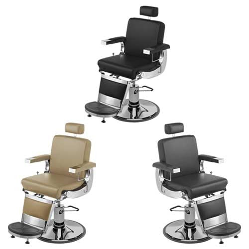 Professional Barber Chair for Salon & Home Use - Heavy Duty Hydraulic Styling Chair with Adjustable Height & Reclining Back - Perfect for Barbershops, Salons & Home Grooming Stations