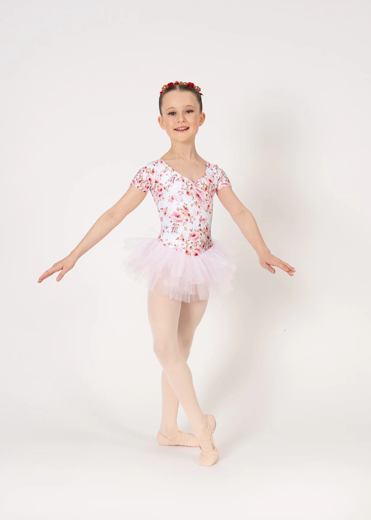 Lola Nutcracker Tutu Dress for Girls - Elegant Ballet Tutu Skirt for Dance Recitals, Christmas Performances & Holiday Parties