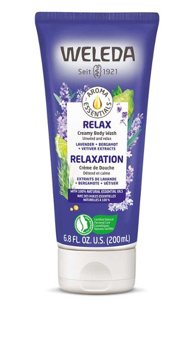 Aroma Essentials Relaxing Body Wash - Lavender & Chamomile Scent for Stress Relief & Better Sleep | Perfect for Nighttime Bath & Shower Relaxation
