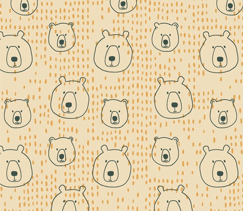 Lakelife Art Gallery Fabrics Bear Out There Cotton Fabric LKL51302 - Perfect for Quilting, Sewing Projects & DIY Home Decor