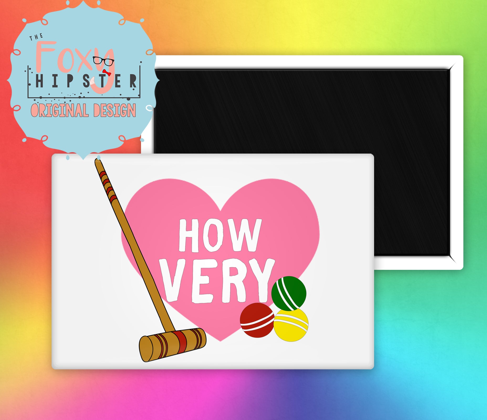 Heathers Movie How Very Fridge Magnet - Funny Retro Pop Culture Refrigerator Magnet - Perfect for Home, Office, or Gift for Movie Fans