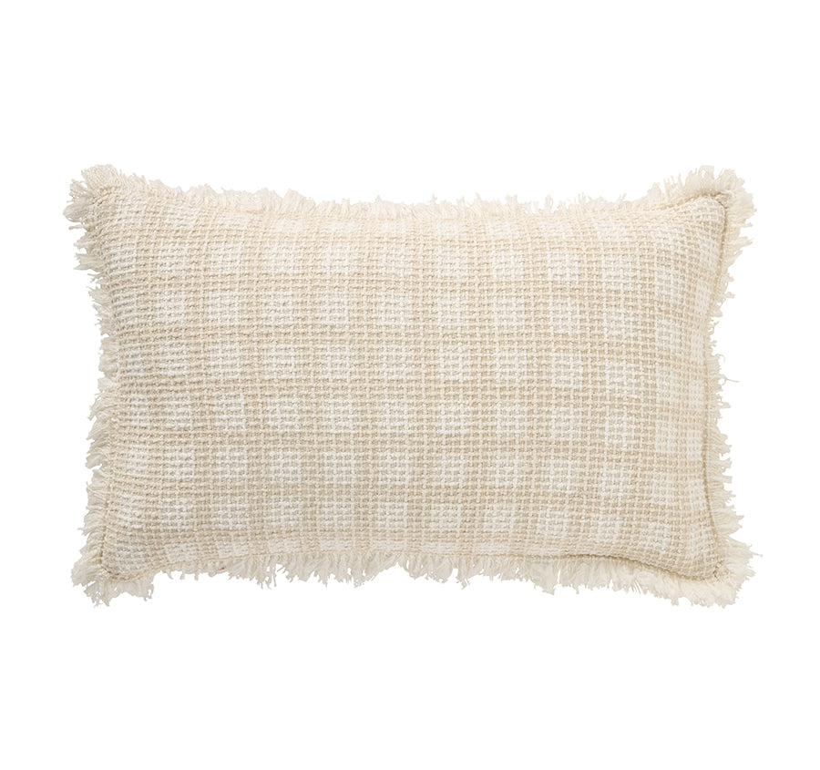 Coco Tweed 30x50cm Decorative Throw Pillow with Premium Filling - Perfect for Sofa, Bed & Home Decor