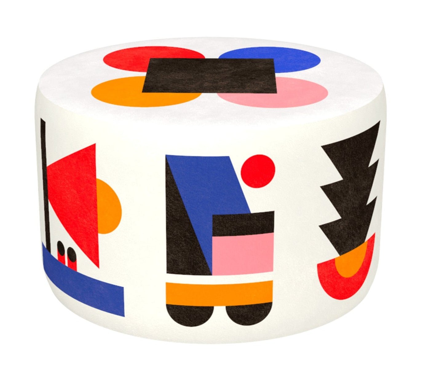 Qeeboo M Pouf - Modern Home Design Footstool & Ottoman for Living Room, Bedroom, or Office - Stylish and Comfortable Seating Solution
