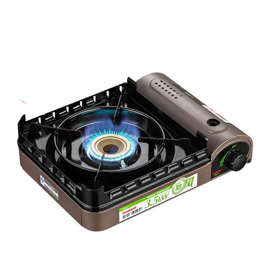Portable Windproof Camping Stove - Compact Metal Gas Grill for Outdoor BBQ, Hiking & Travel | Perfect for Backpacking, Picnics & Emergency Cooking