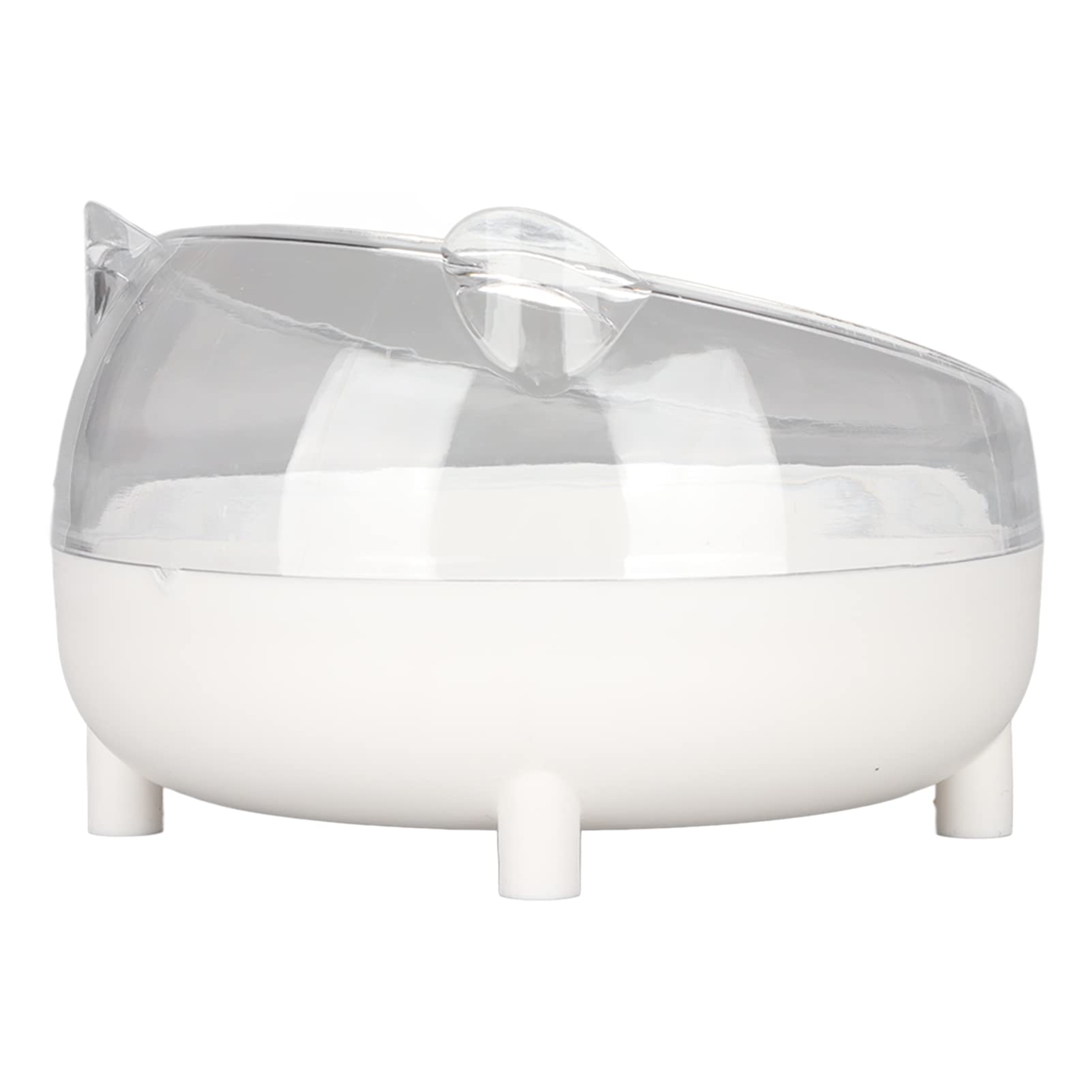 **Tilted Cat Food Bowl - Ergonomic Oblique Design for Spine Health, Detachable & Stable Base for Small Pets - Perfect for Indoor Cats & Dogs (White)**    *Ideal for Mealtime Comfort, Reducing Neck Strain & Spills - Great for Kittens, Adult Cats, and Small Dogs!*