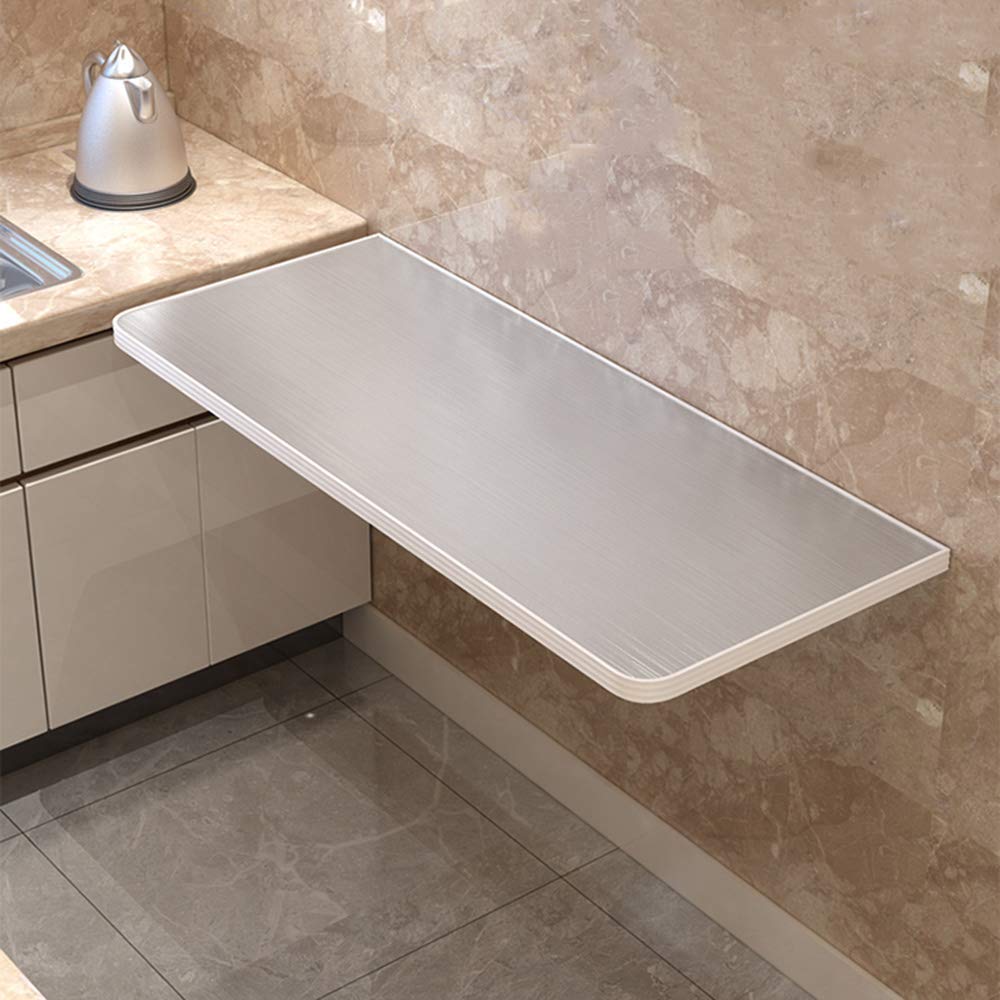 Foldable Wall Mounted Table - Space Saving Aluminum Alloy Folding Desk for Kitchen, Dining & Small Spaces | Durable Household Fold Down Table with Sturdy Frame | Perfect for Apartments, RVs & Tiny Homes