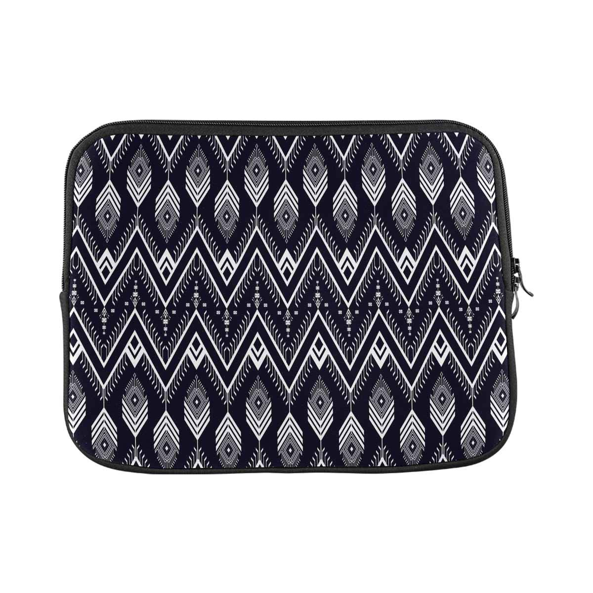 INTERESTPRINT 17 Inch Laptop Sleeve Bag - Tribal Aztec Design Protective Case for MacBook, Notebook & Ultrabook - Perfect for Work, School & Travel (Fits 17-17.3 Inch Laptops)