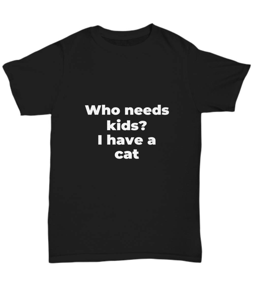 Funny Cat Lovers T-Shirt for Men & Women - Cute Unisex Cat Tee Gift for Kids & Adults - Perfect for Pet Owners, Birthday Gifts & Casual Wear