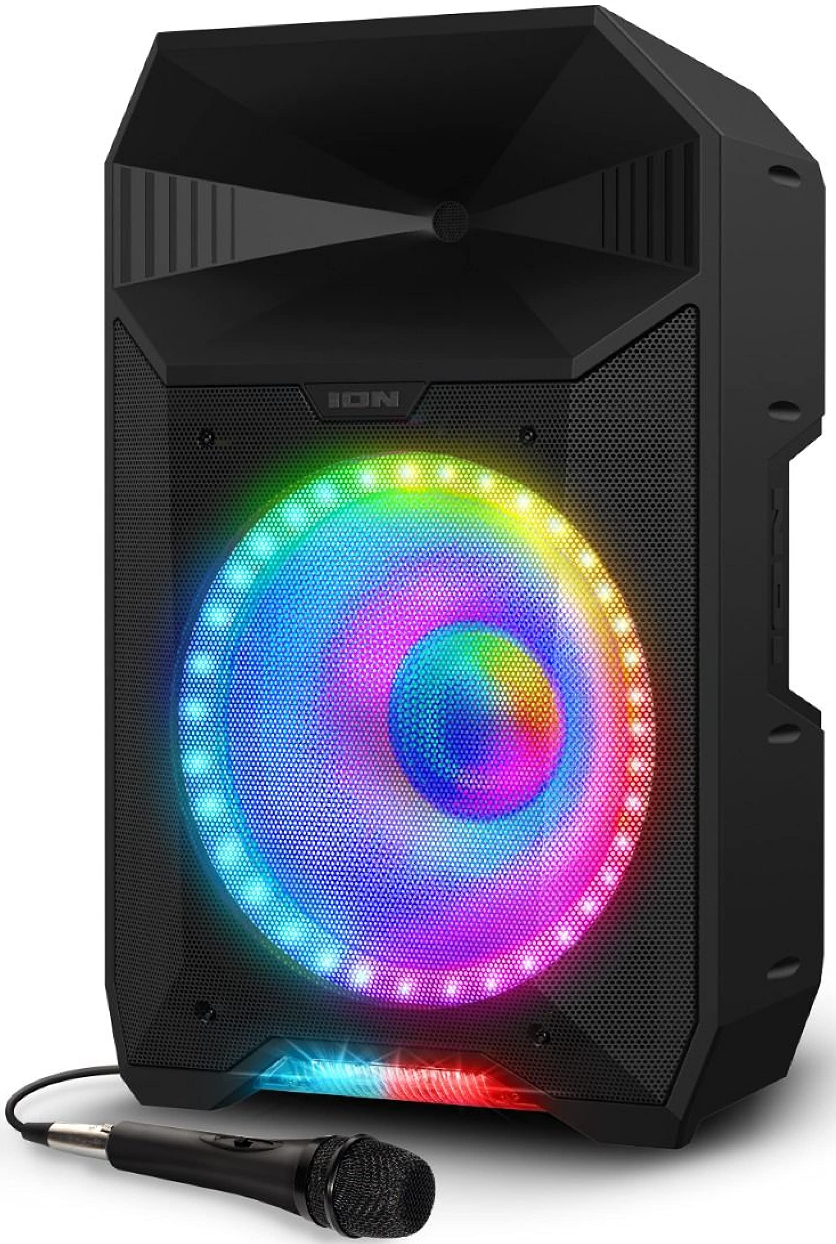 Renewed Ion Total PA Live High-Power Bluetooth Speaker System with Premium Wide Sound - Perfect for Outdoor Parties, Live Performances & Home Entertainment