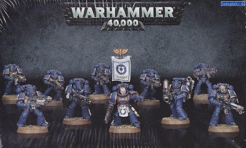 Warhammer 40K Space Marine Tactical Squad - Tabletop Wargaming Set