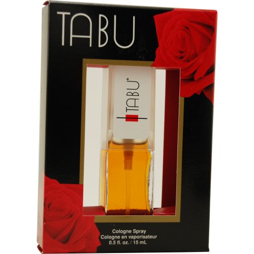 Dana Tabu Cologne Spray for Women, 0.5 oz - Classic Floral Oriental Fragrance | Perfect for Date Night, Evening Events & Special Occasions