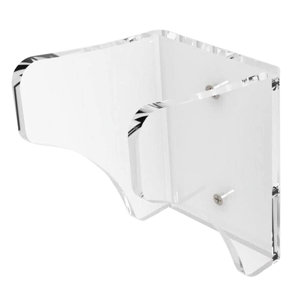 1 Piece Acrylic Guitar Wall Hanger Hook - Transparent Guitar Display Rack with Screws for Secure Wall Mounting - Perfect for Home, Studio, or Music Store Guitar Storage and Display