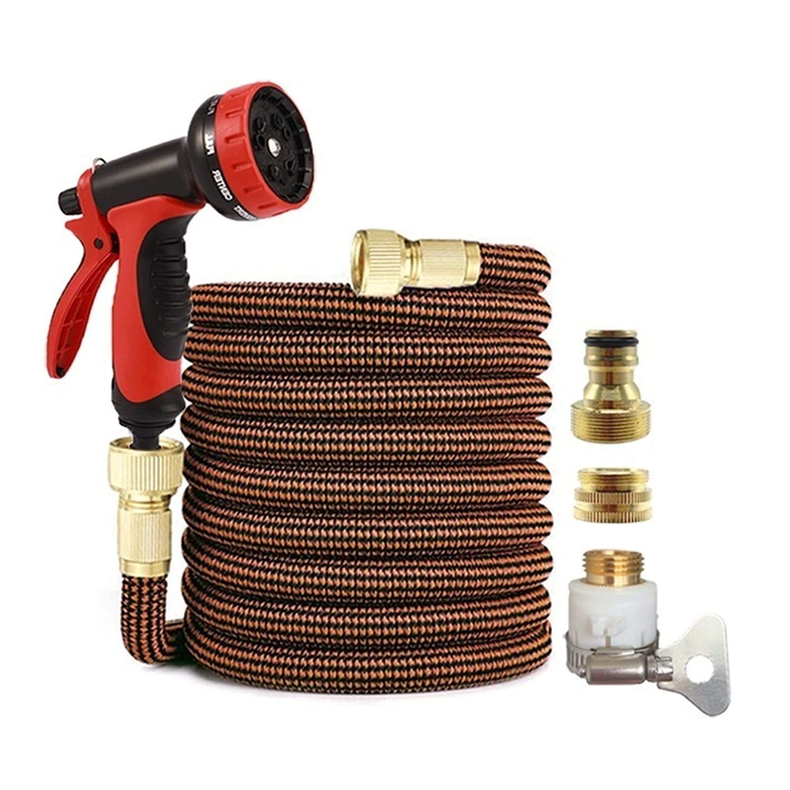 **Expandable 150ft Magic Garden Hose - High Pressure Flexible Water Hose for Car Washing, Plant Watering & Home Use (1/2