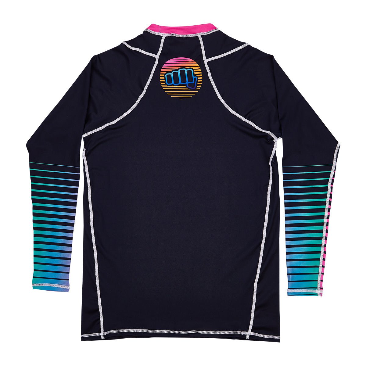 Yes Sensei Long Sleeve Rash Guard UPF 50+ Sun Protection - Men's Swim Shirt for Surfing, Swimming & Water Sports - Quick Dry & Comfortable Fit