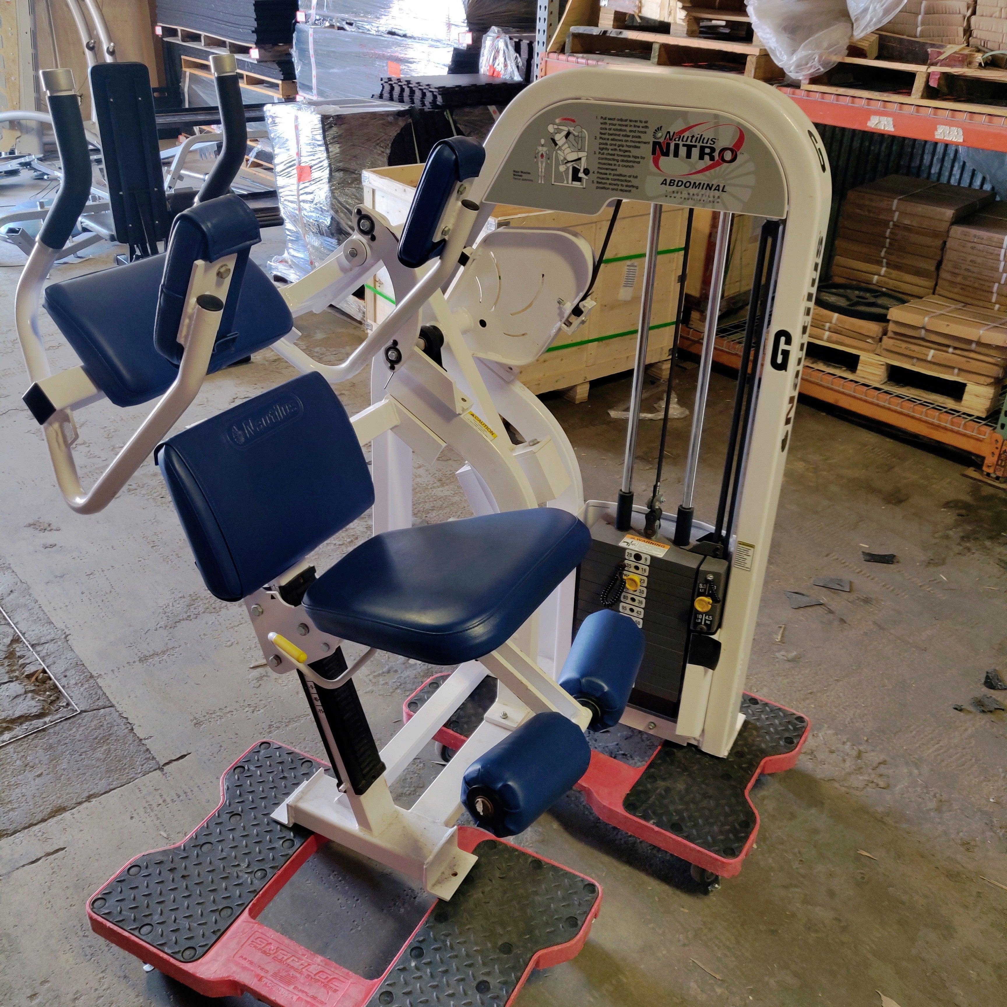 Nautilus Nitro Ab Crunch Core Machine - Commercial Grade Abdominal Trainer for Home & Gym Use | Perfect for Core Strength & Fitness Training
