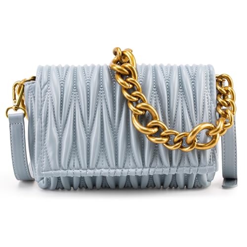 Montana West Quilted Crossbody Bags for Women - Stylish Small Purse & Top Handle Handbag - Perfect for Work, Travel & Everyday Use