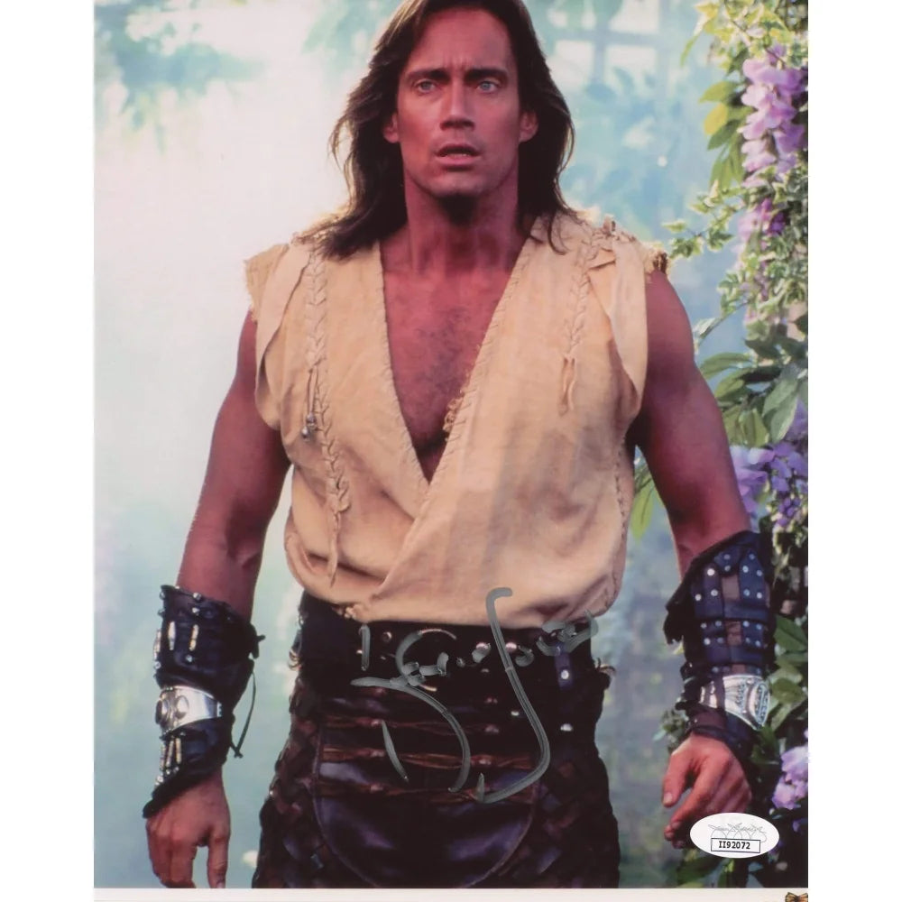 Kevin Sorbo Autographed 8x10 Photo with JSA COA - Signed Hercules & Xena Memorabilia - Perfect for Collectors, Fans, and Home Theater Decor