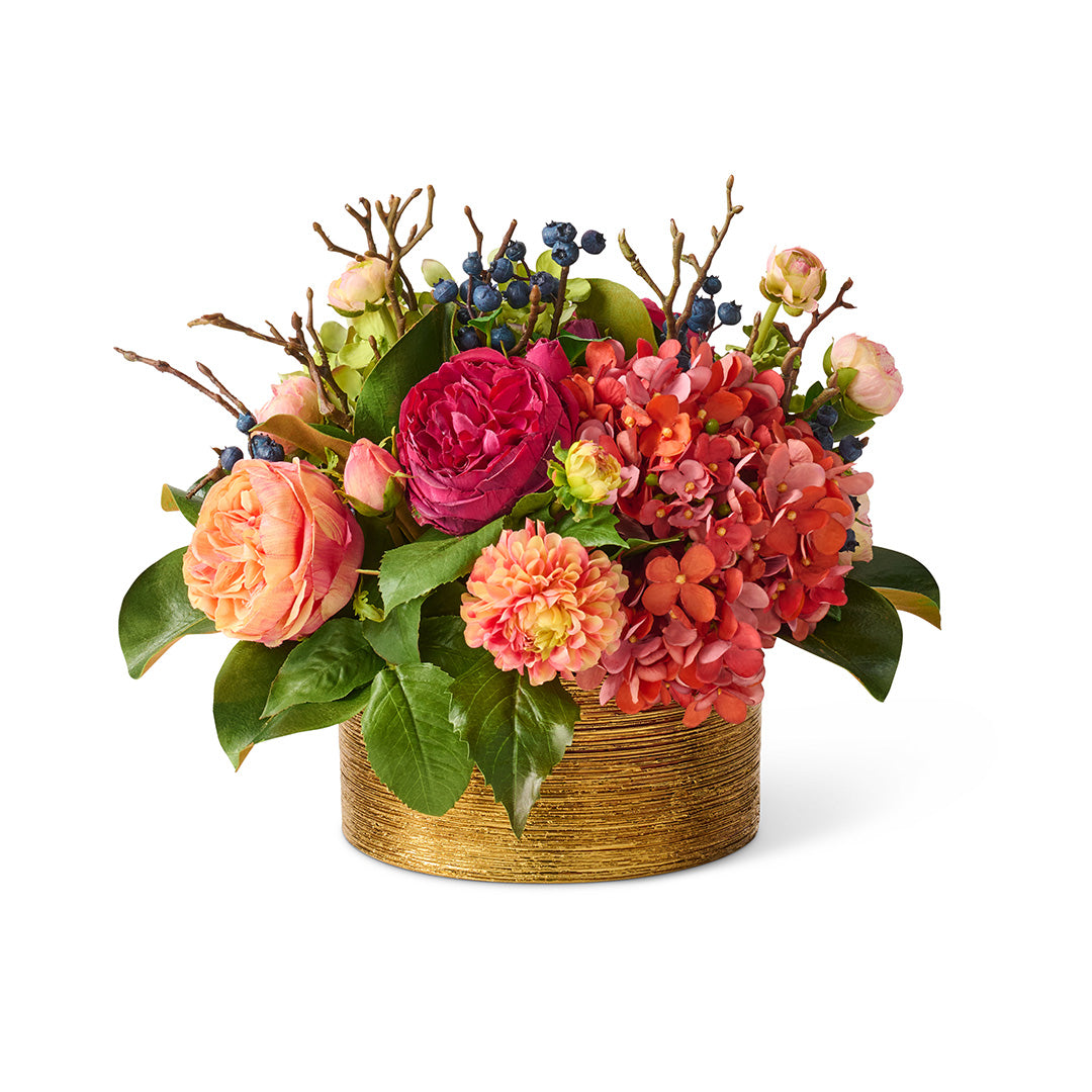 Highland Park Mixed Floral Bouquet - Fresh Cut Flowers for Home Decor, Wedding Centerpieces & Special Occasions