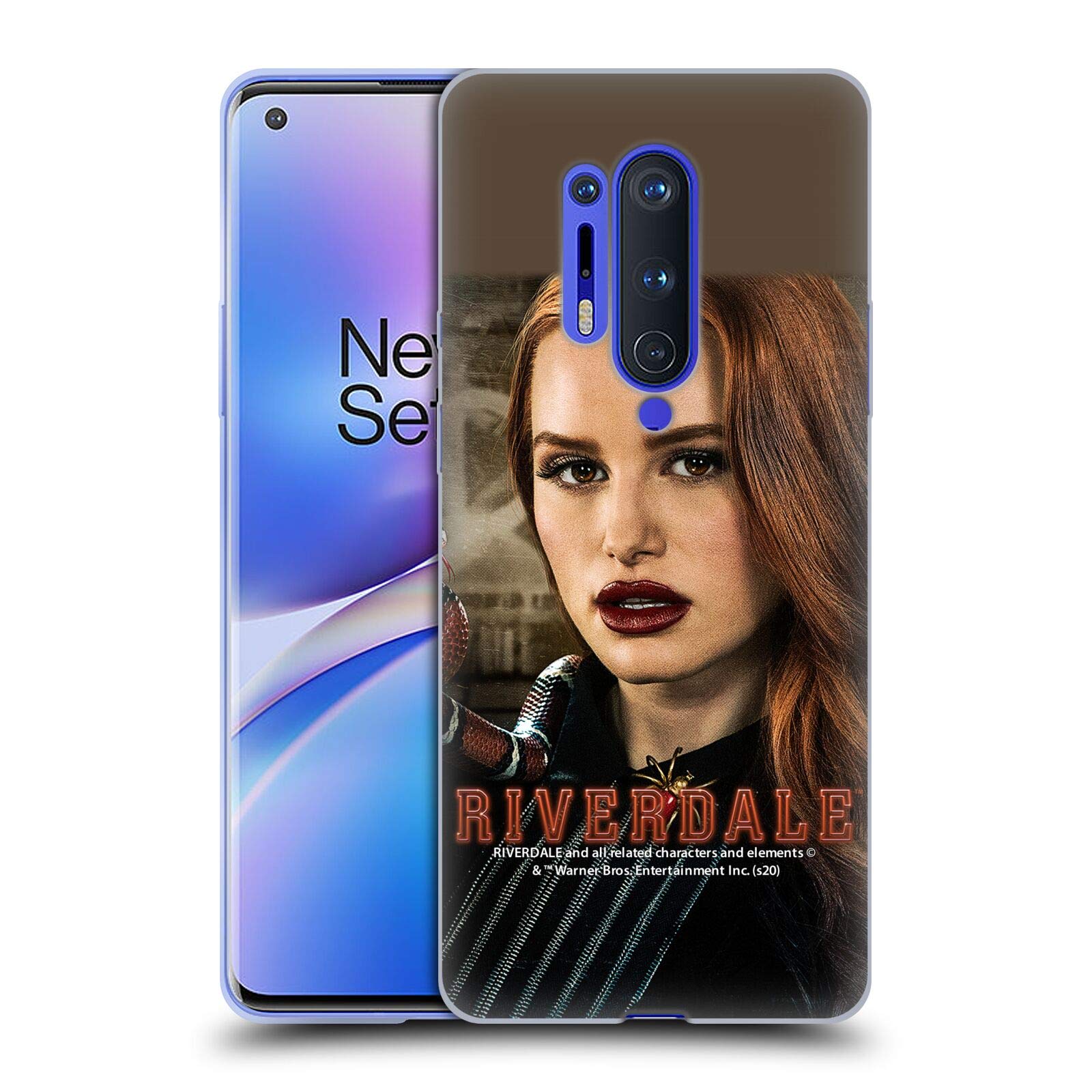 Head Case Designs Officially Licensed Riverdale Cheryl Blossom 1 Graphics 2 Soft Gel Case for OnePlus 8 Pro 5G - Stylish Protection for Daily Use & Showcases Your Fandom
