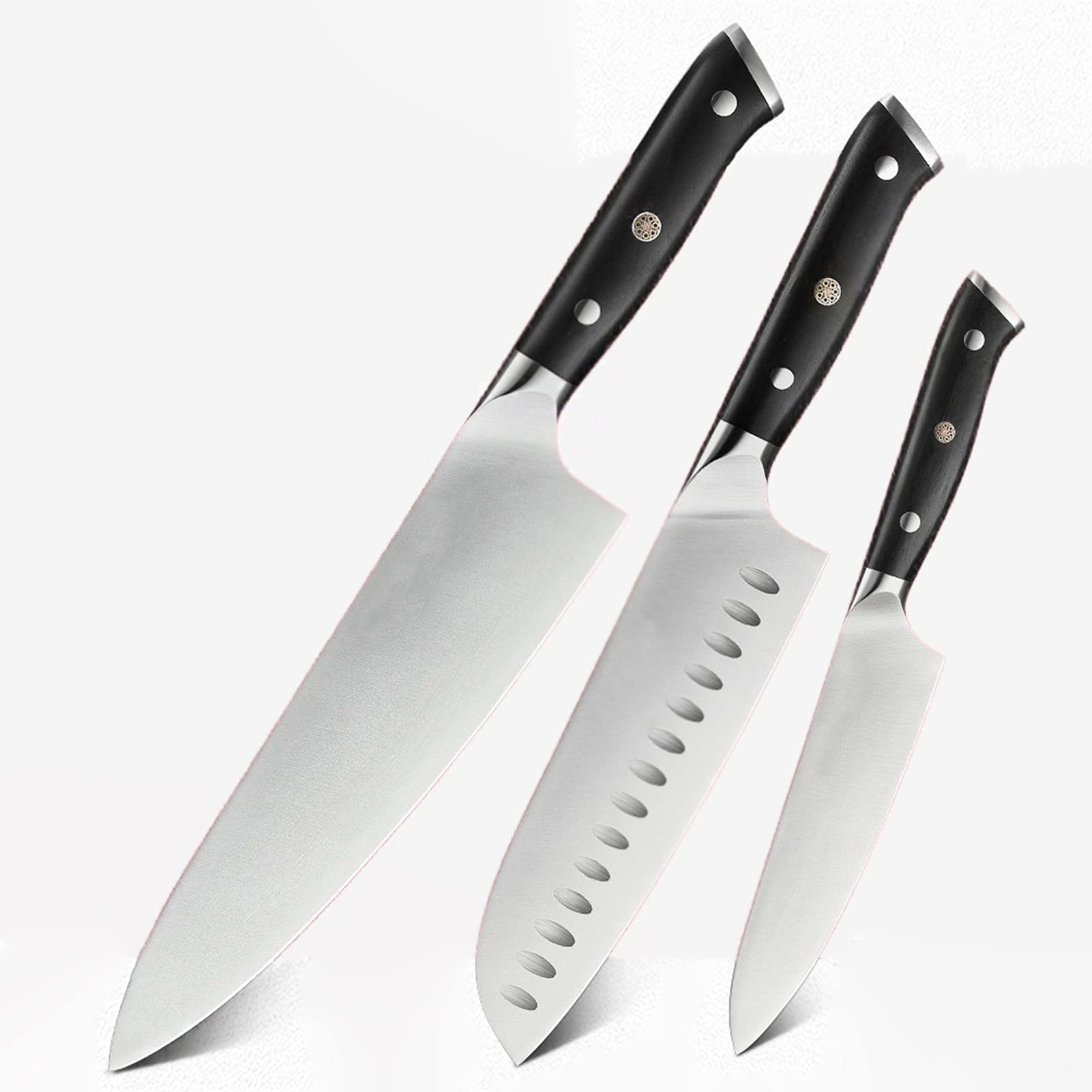 3-Piece Professional Kitchen Knife Set - German 1.4116 Stainless Steel - 8