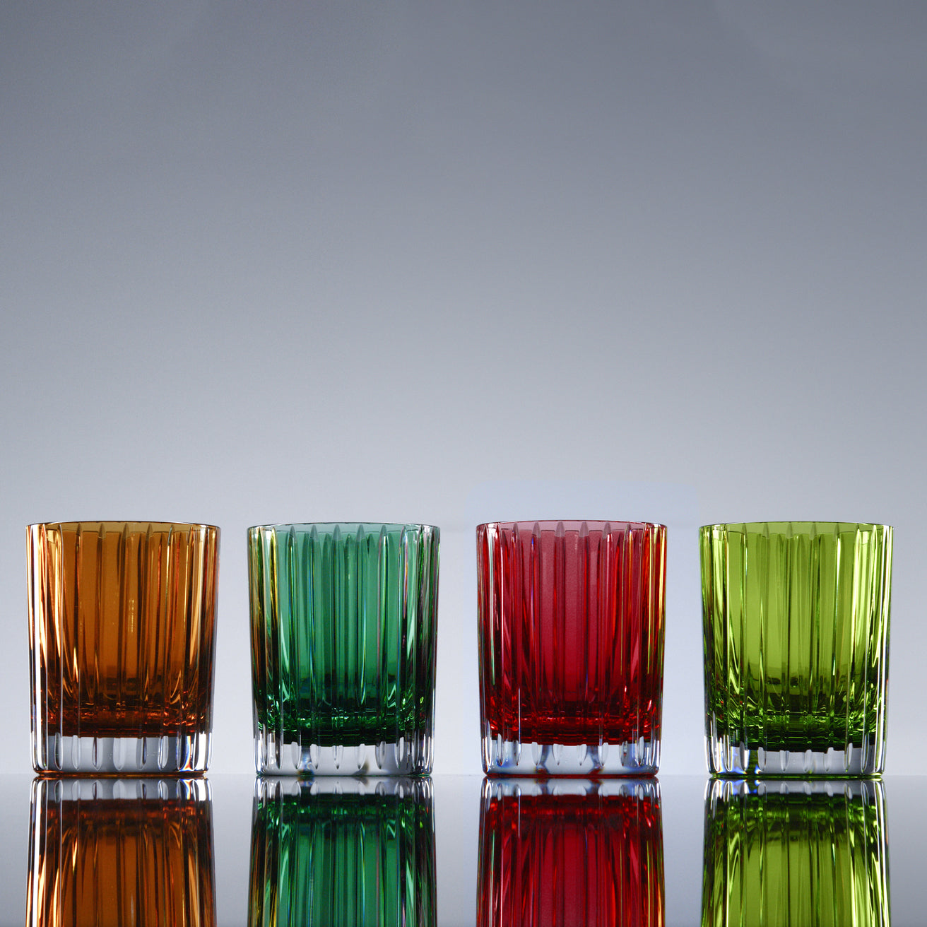 Harmonie Colors of Joy Intense Tumblers Set of 4 - Vibrant Stainless Steel Cups for Hot & Cold Drinks - Perfect for Home, Office, Travel & Outdoor Activities