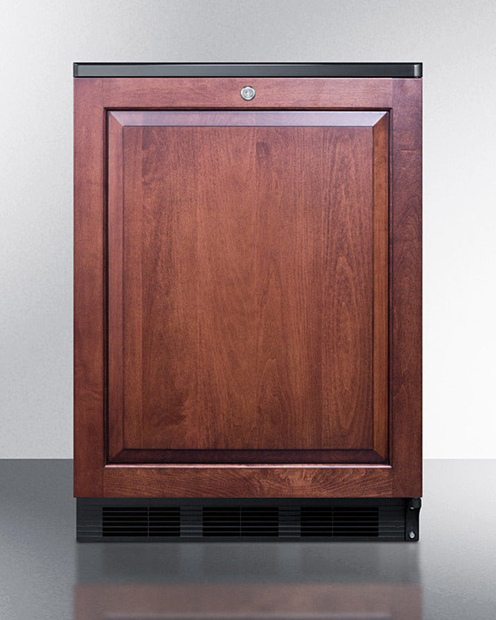 Accucold 24-Inch Wide Built-In All Refrigerator with Integrated Door Frame - FF7LBLKBIIF - Perfect for Home, Office, and Commercial Use
