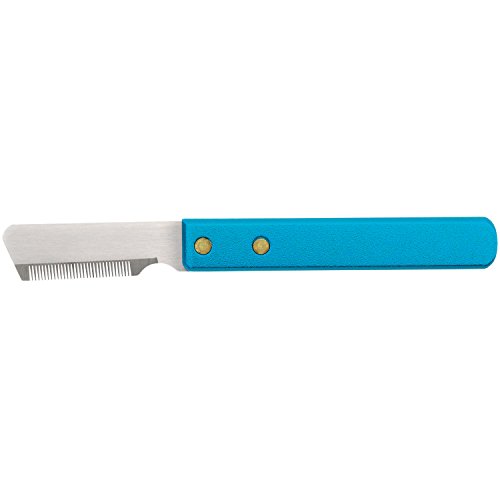 Premium Set of 2 Dog Grooming Stripping Knives - 6.75