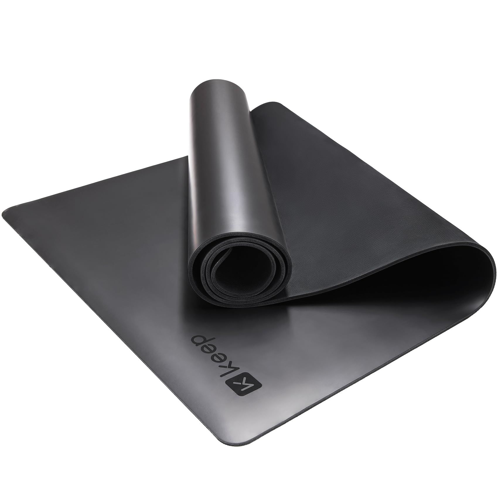 Premium 5mm Thick High-Density Natural Rubber Yoga Mat with Carrying Strap | Non-Slip, Eco-Friendly Exercise Mat for Men & Women (72