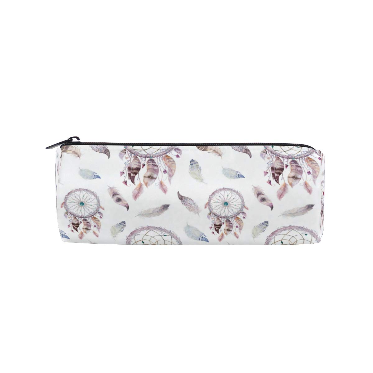 Dream Catcher Feather Themed Pencil Case - Zippered Pouch for Pens, Stationery & Makeup | School Supplies for Teens, Students & Work | Perfect for School, Office & Travel Organization
