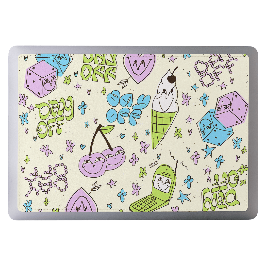 Lucky Dice Laptop Skin Decal - Protective Vinyl Cover for MacBook & PC - Perfect for Gaming, Office & School Use