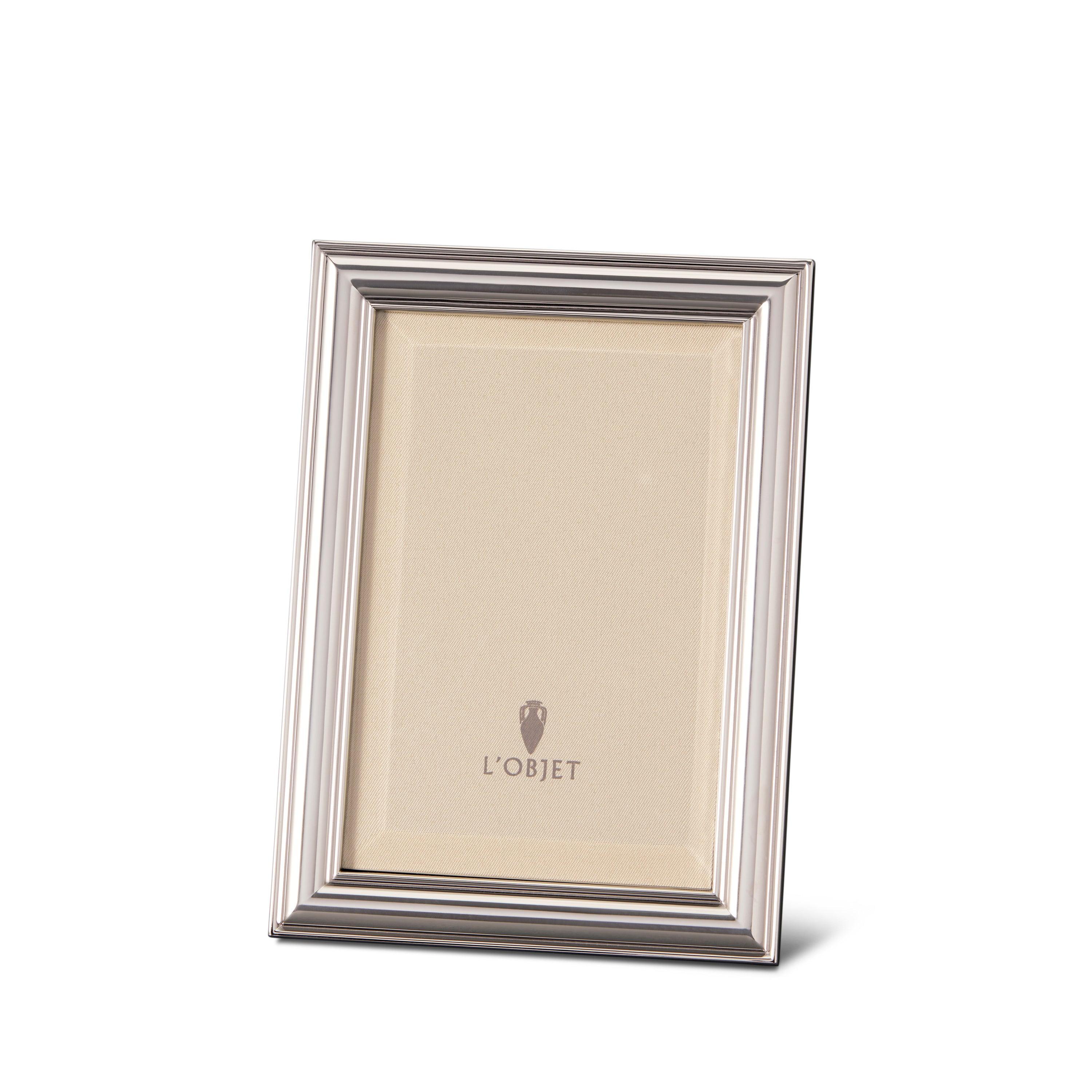 Oscar Frame Platinum 4x6 Photo Frame - Elegant Wall Decor for Living Room, Bedroom & Office | Perfect for Displaying 4x6 Inch Photos