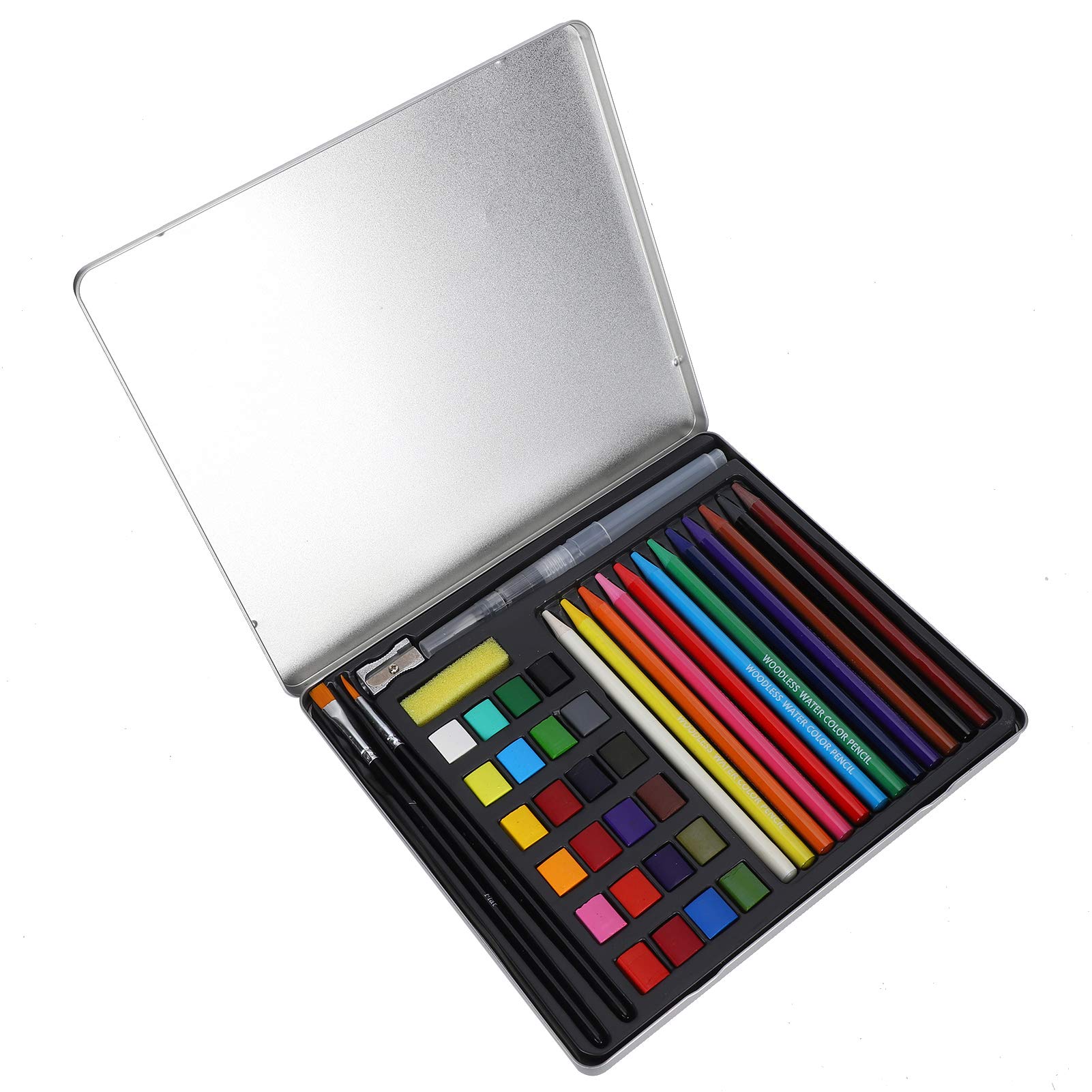 Premium Watercolor Paint Set - High Purity Concentrated Solid Watercolors with Excellent Solubility for Artists & Students | Perfect for Sketching, Illustration, and DIY Art Projects