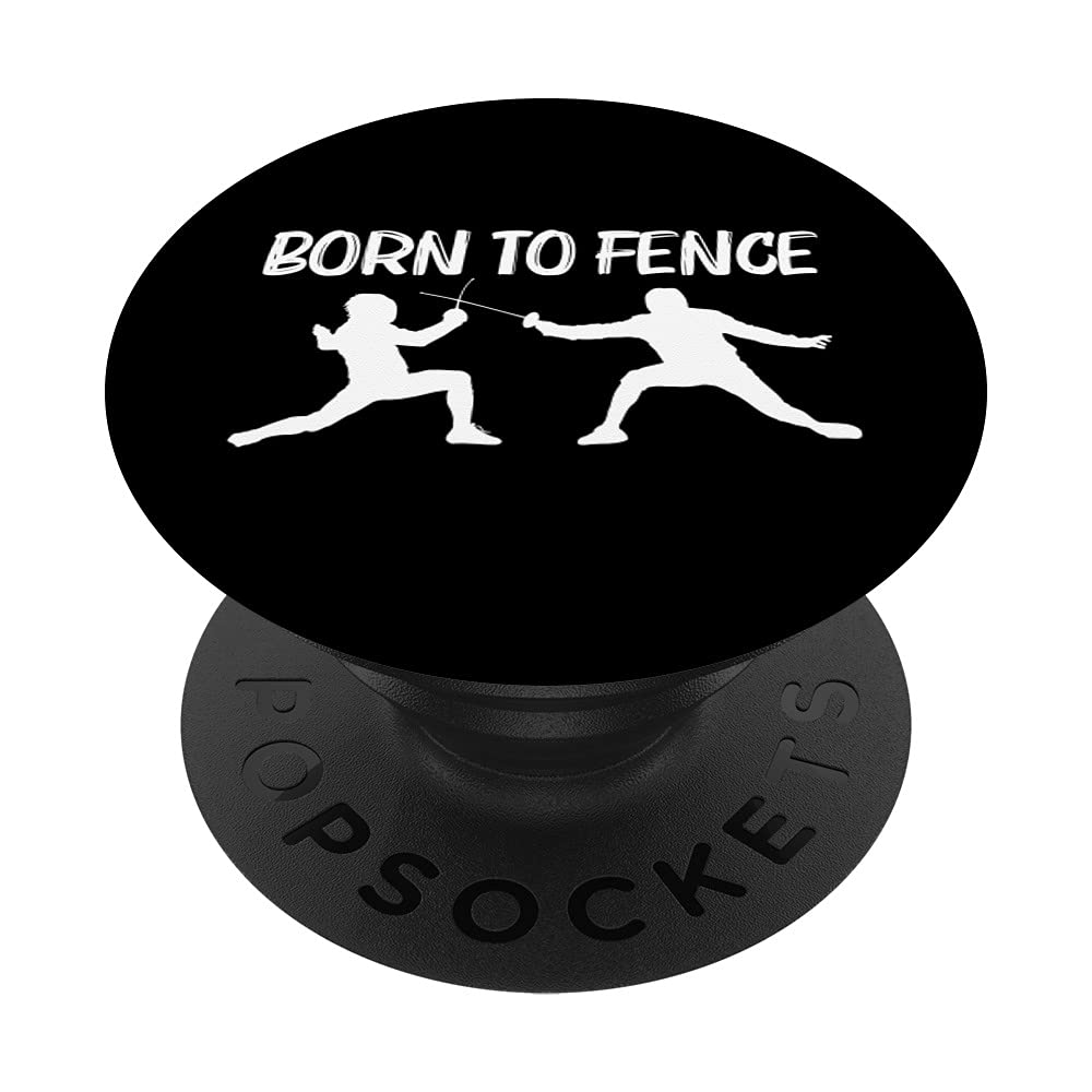 Premium Fencing Gift for Men & Women - Sporty Epee & Sabre PopSockets with Swappable PopGrip - Perfect for Fencers, Coaches & Fans | Great for Phones, Tablets & Daily Use