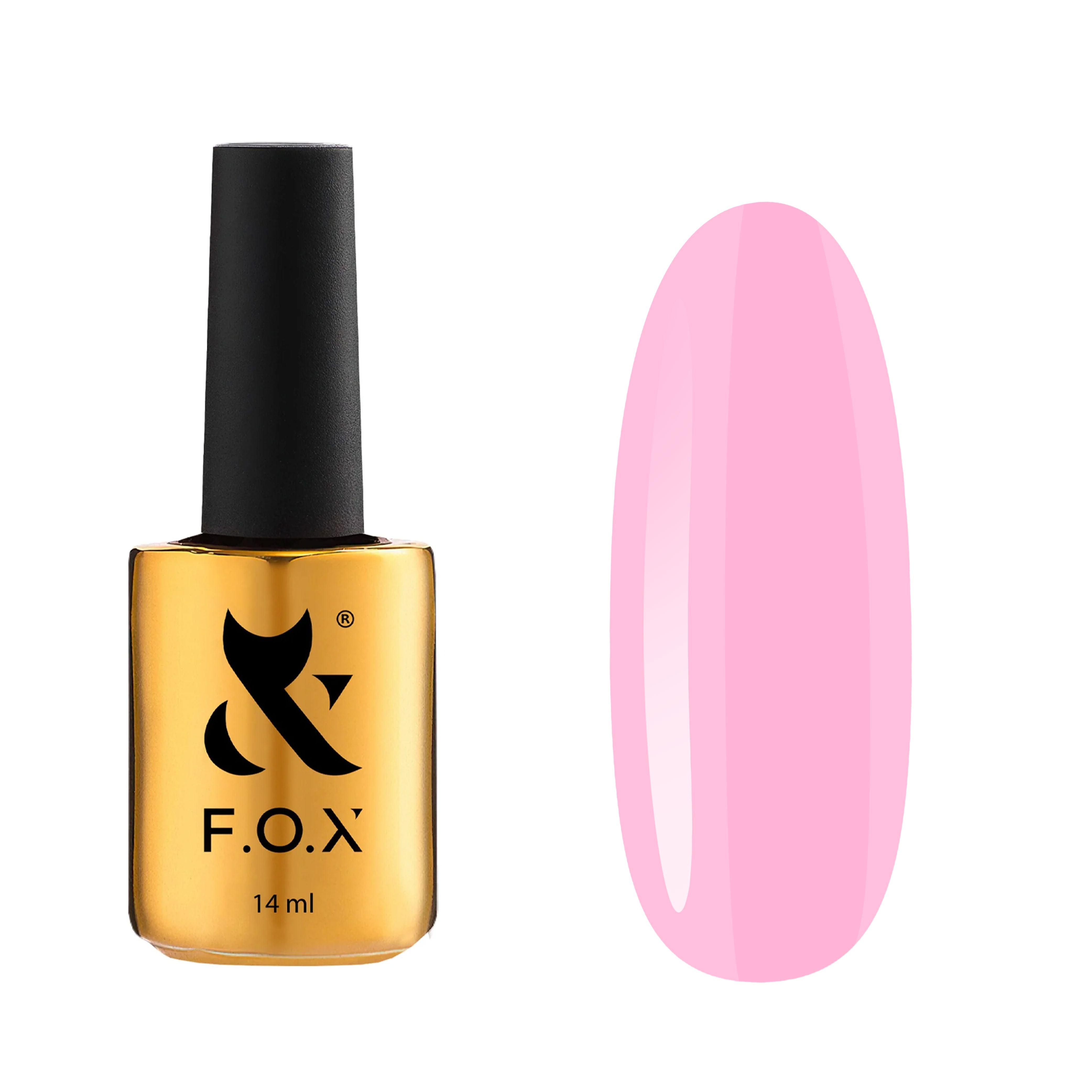 F.O.X Acrylic Gel Nail Polish Bottle 023 - 14ml Professional Salon Nail Art Gel for Manicure & DIY Nail Designs at Home