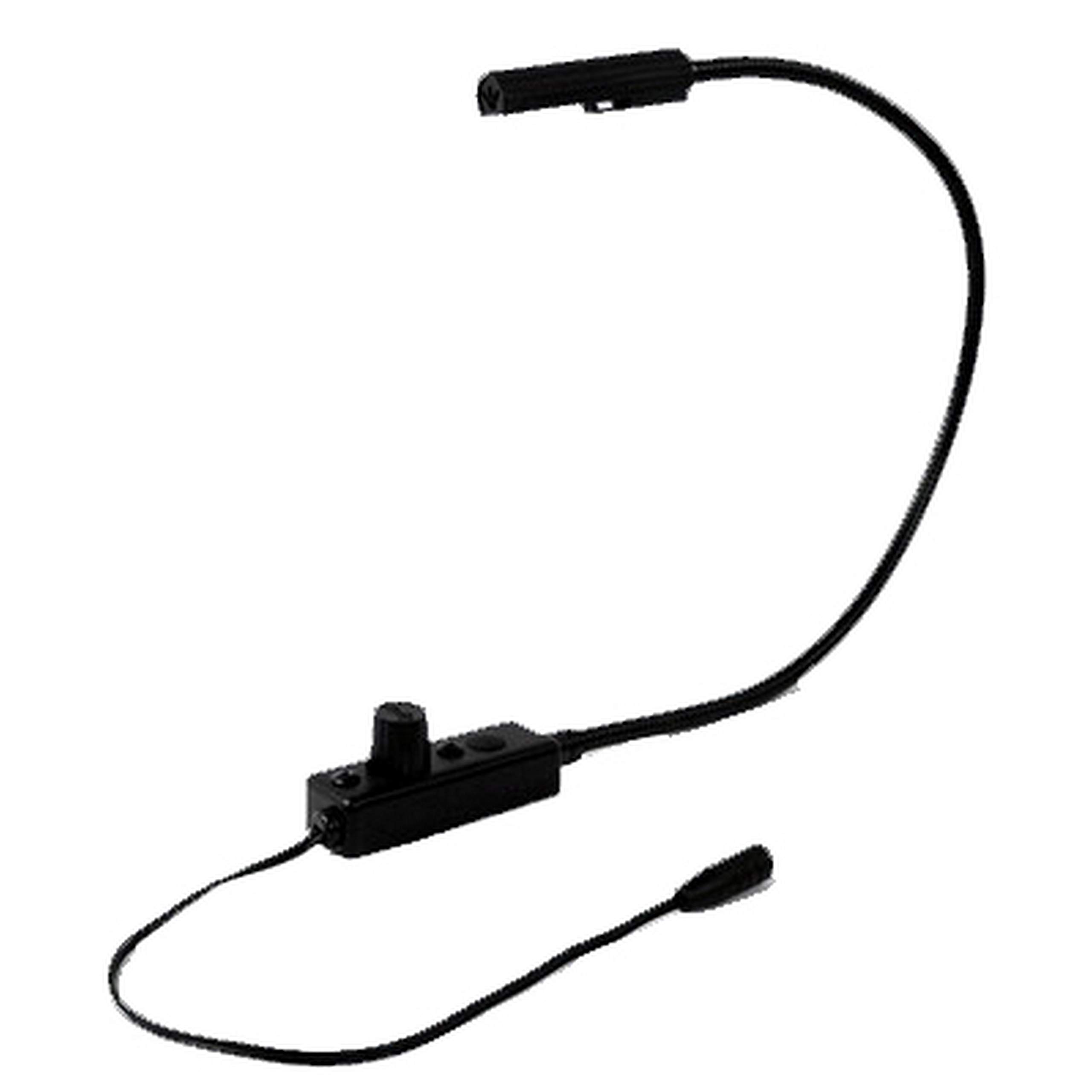 12 Inch LED Gooseneck Desk Lamp with Euro Plug - Adjustable Flexible Neck for Reading, Study, Office & Bedroom Lighting