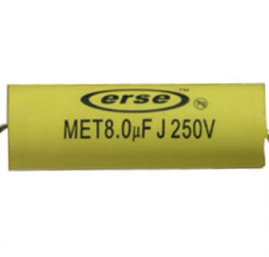 McBride MCC8PE 8.0 uF Motor Run Capacitor - High Performance HVAC Replacement Part for Air Conditioners & Compressors